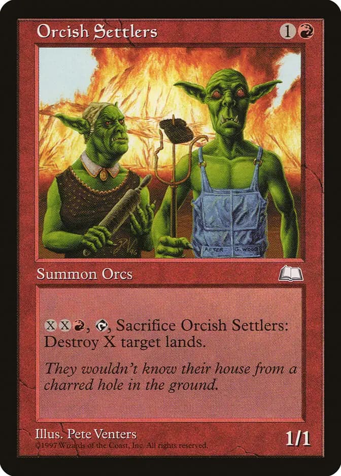Card image of Orcish Settlers