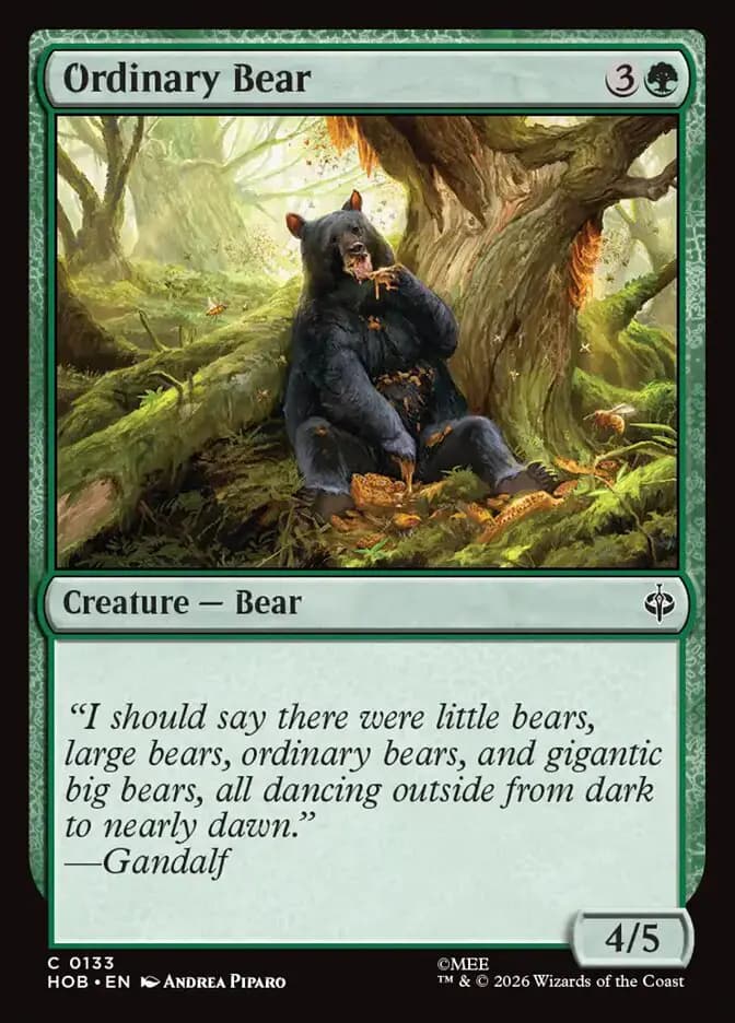 Card image of Ordinary Bear