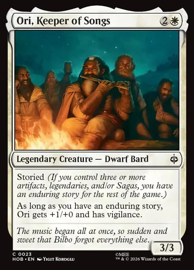 Card image of Ori, Keeper of Songs