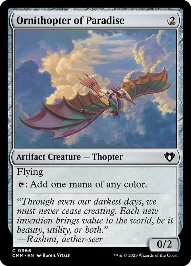 Card image of Ornithopter of Paradise