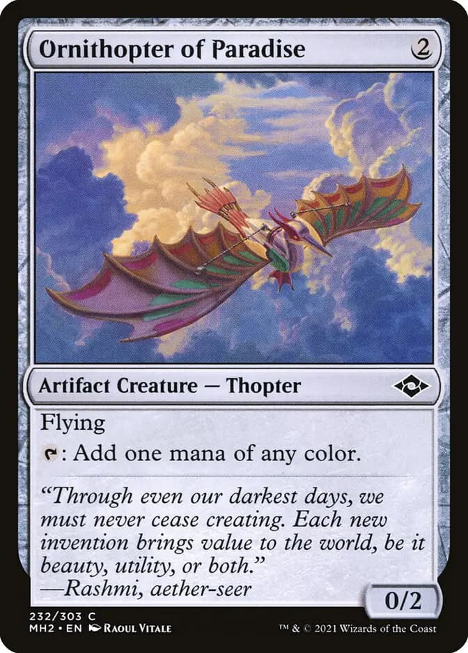 Card image of Ornithopter of Paradise