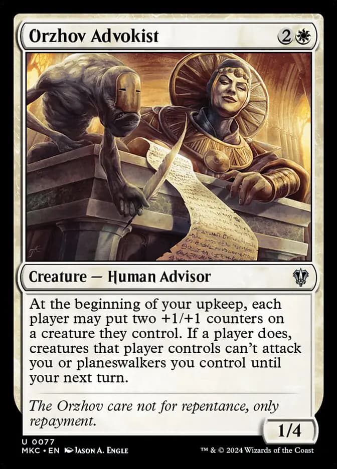 Card image of Orzhov Advokist