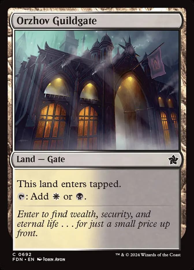 Card image of Orzhov Guildgate