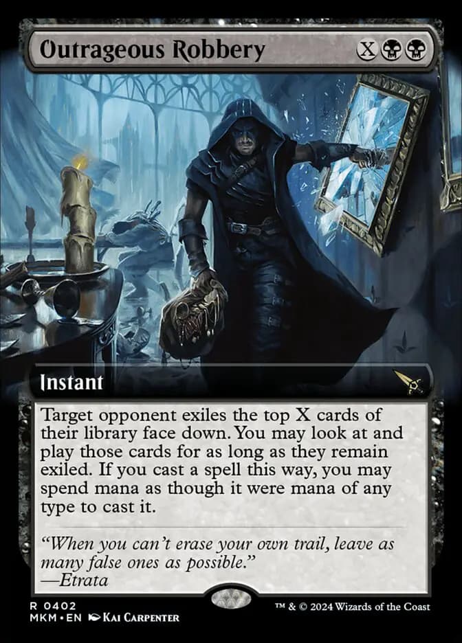 Card image of Outrageous Robbery