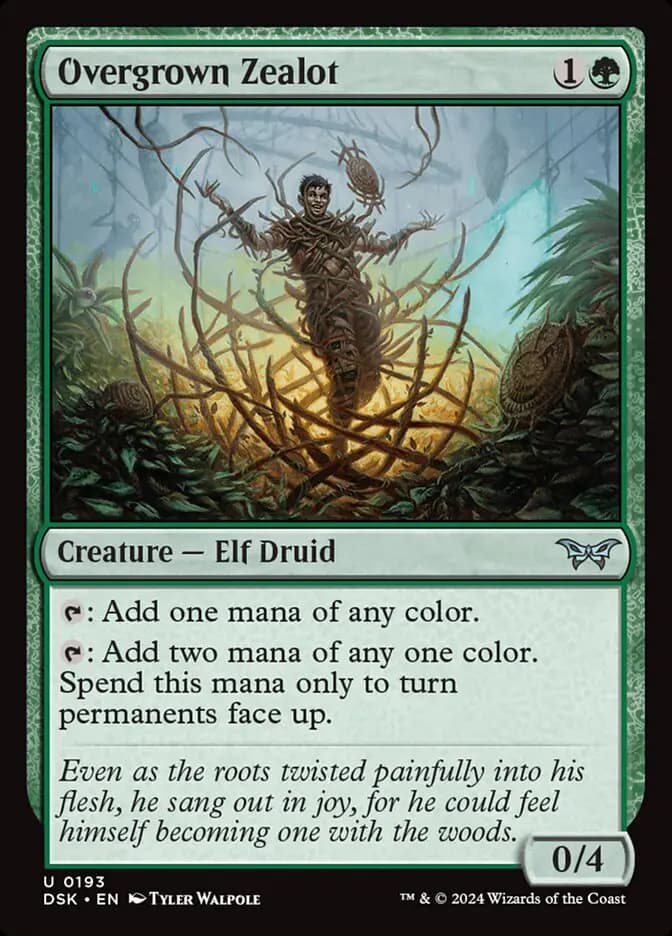 Card image of Overgrown Zealot