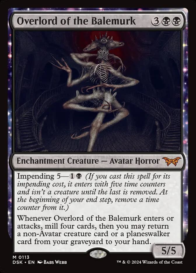 Card image of Overlord of the Balemurk