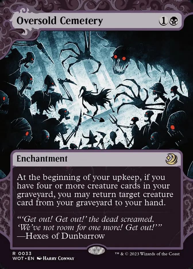 Card image of Oversold Cemetery