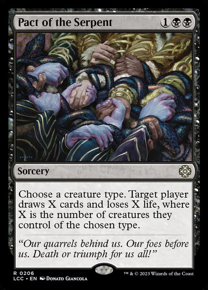 Card image of Pact of the Serpent