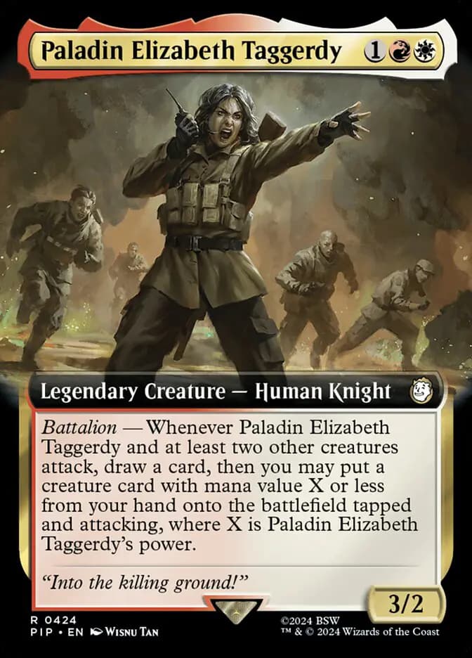 Card image of Paladin Elizabeth Taggerdy