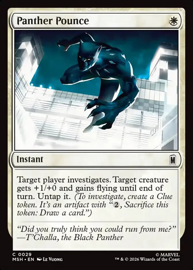 Card image of Panther Pounce