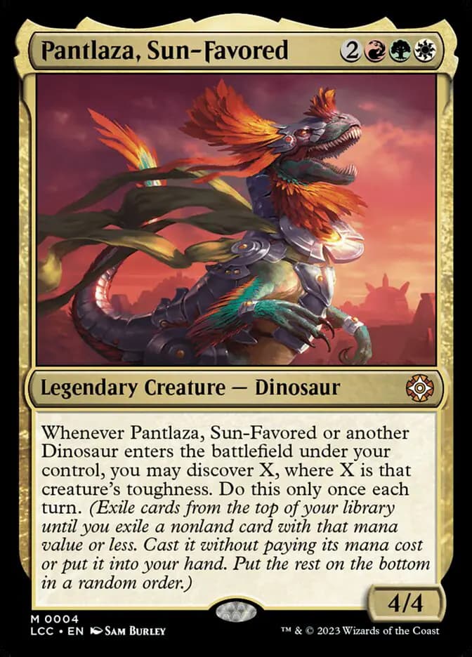Card image of Pantlaza, Sun-Favored
