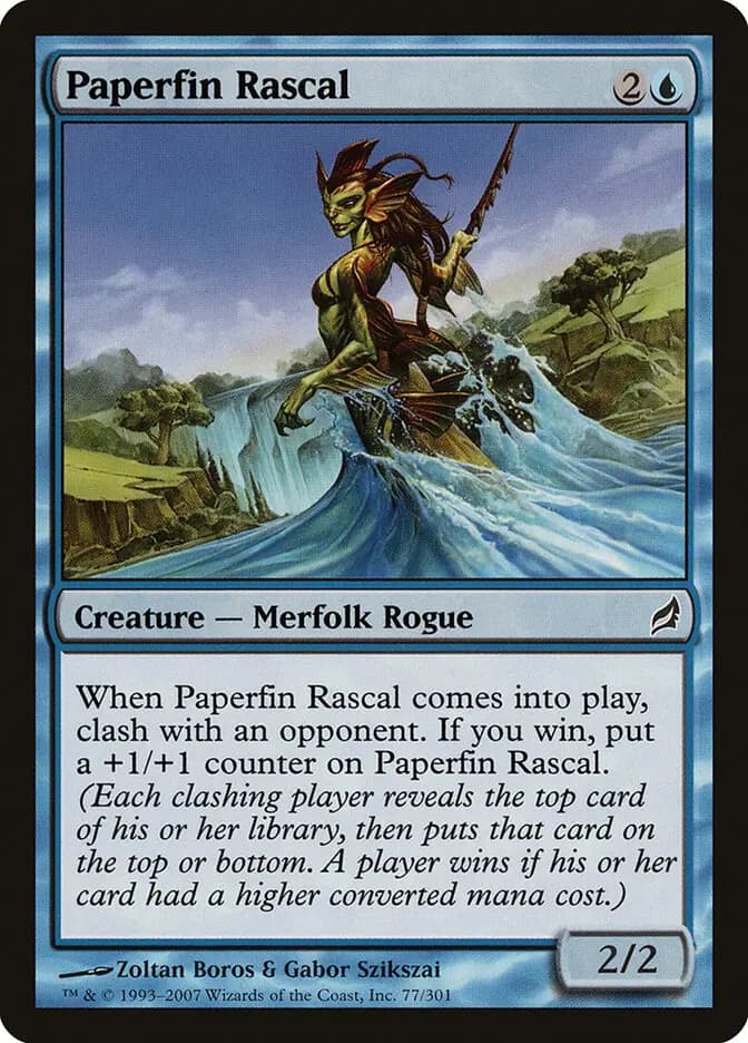 Card image of Paperfin Rascal