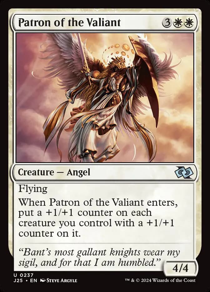 Card image of Patron of the Valiant