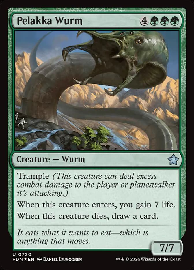 Card image of Pelakka Wurm