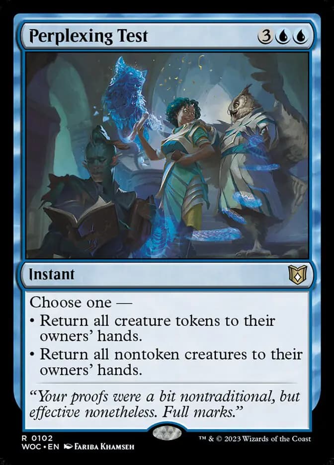 Card image of Perplexing Test