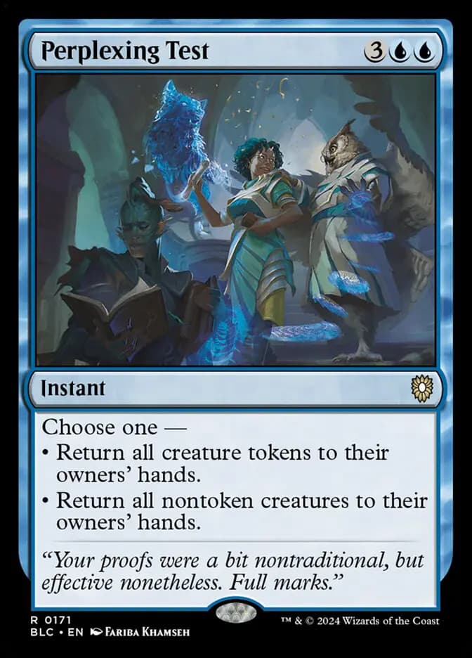 Card image of Perplexing Test