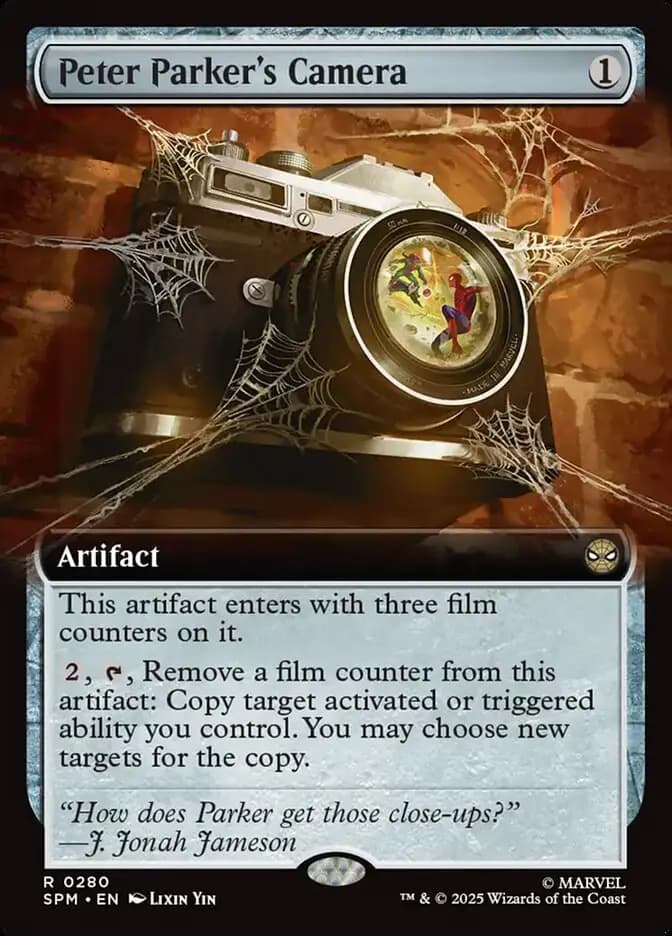 Card image of Peter Parker's Camera