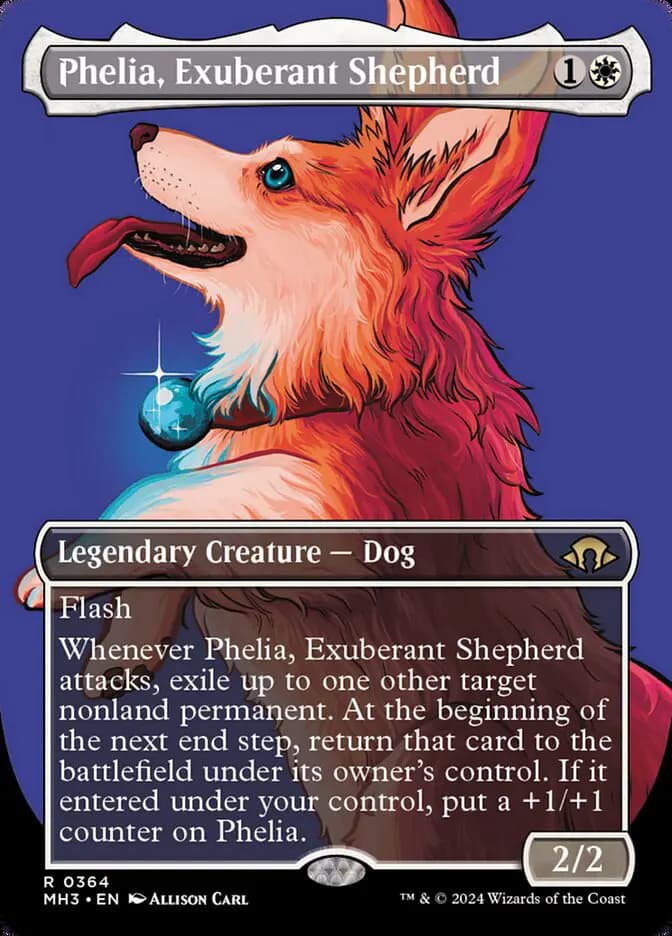 Card image of Phelia, Exuberant Shepherd