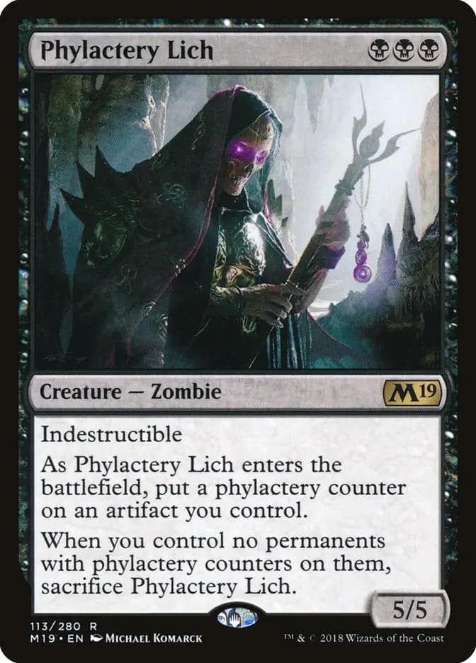 Card image of Phylactery Lich