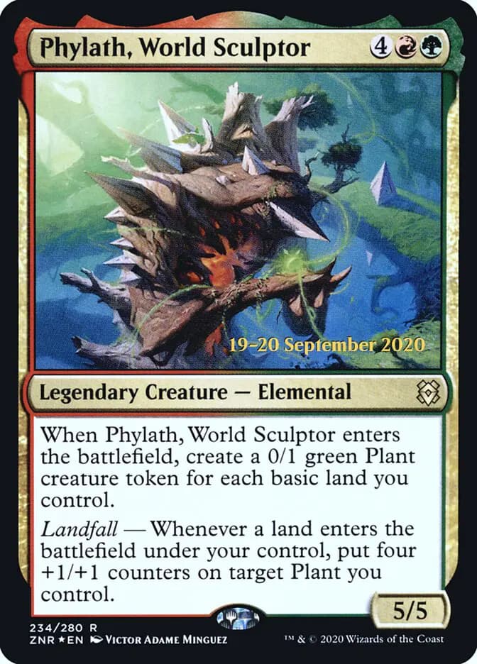 Card image of Phylath, World Sculptor