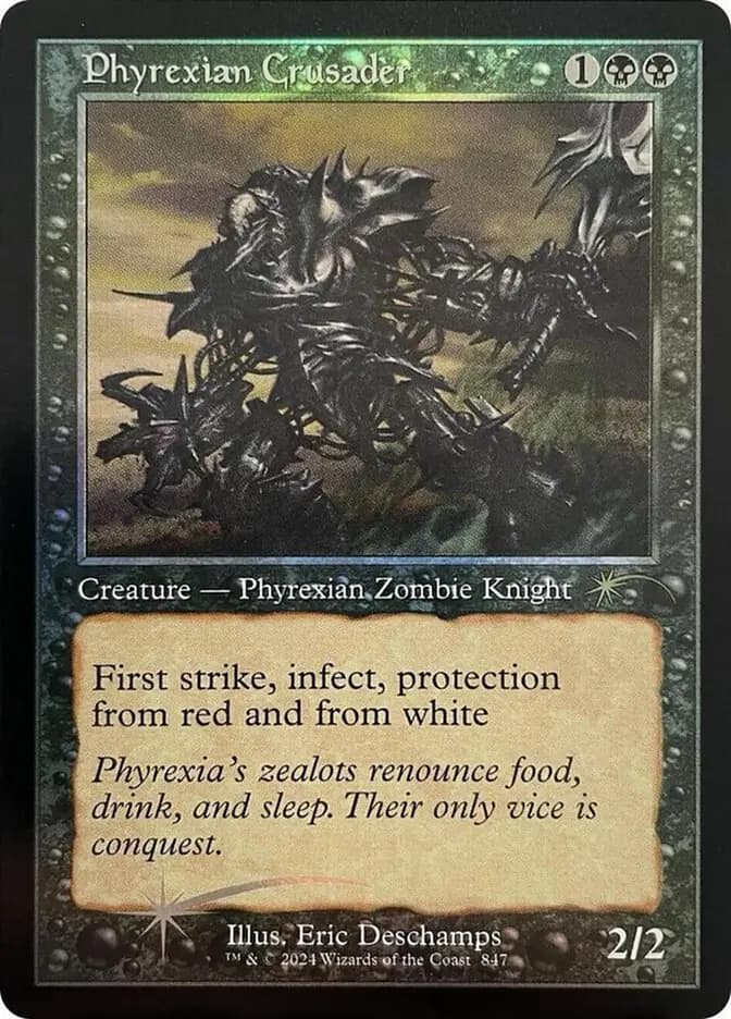 Card image of Phyrexian Crusader
