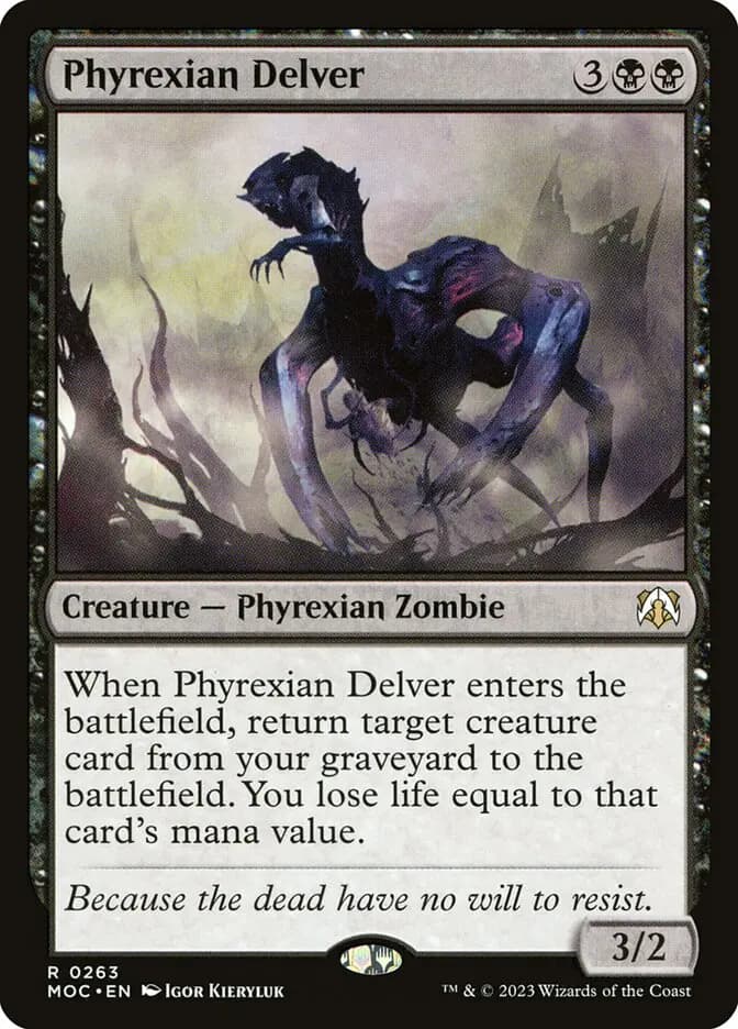 Card image of Phyrexian Delver