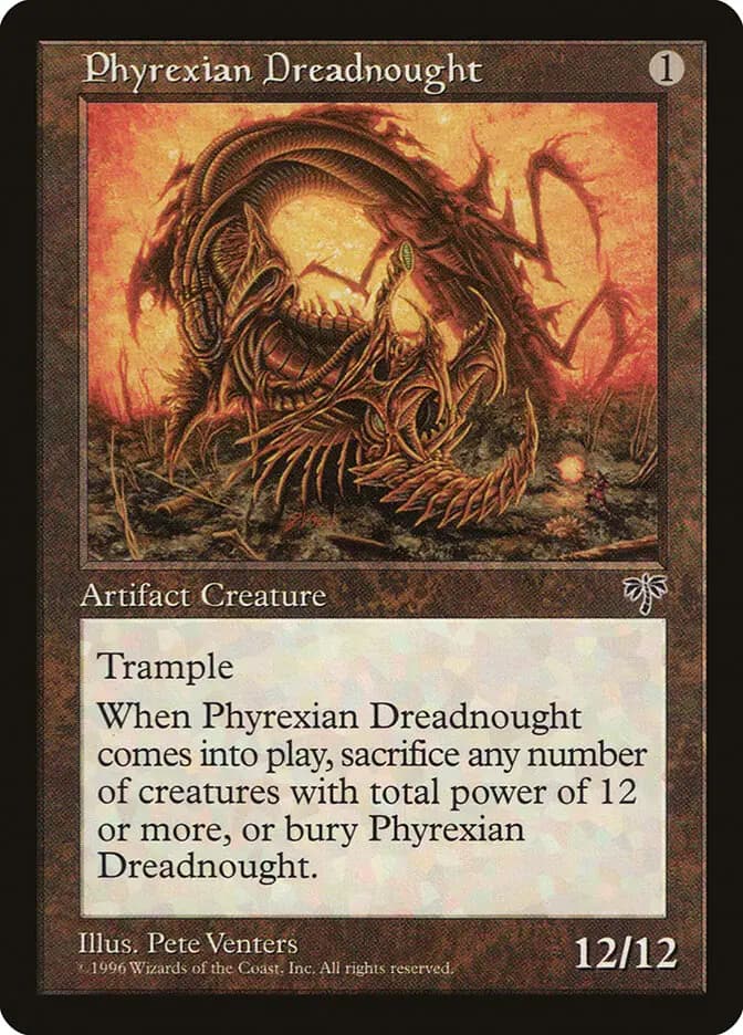 Card image of Phyrexian Dreadnought
