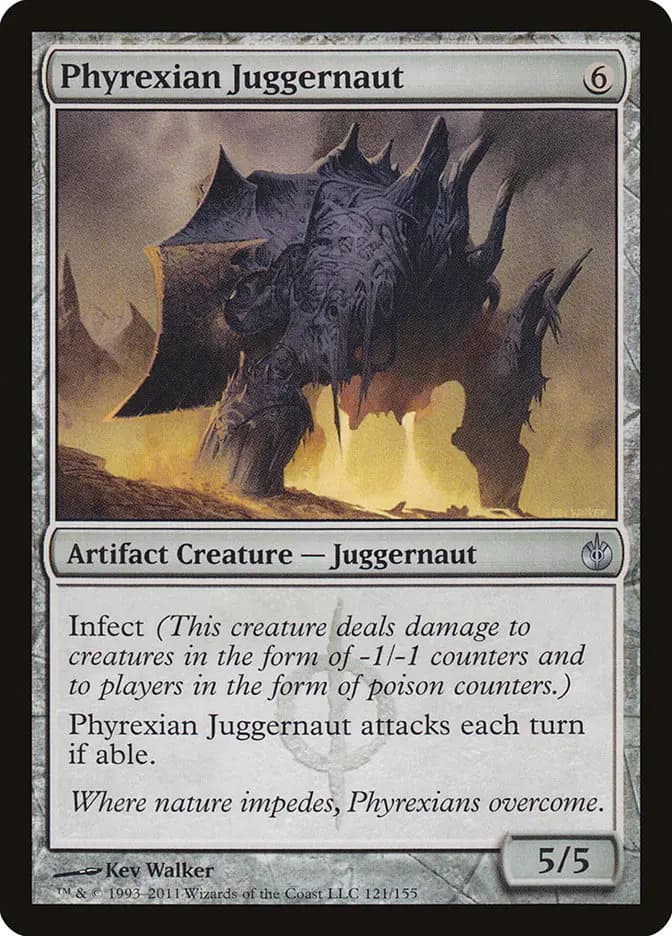 Card image of Phyrexian Juggernaut