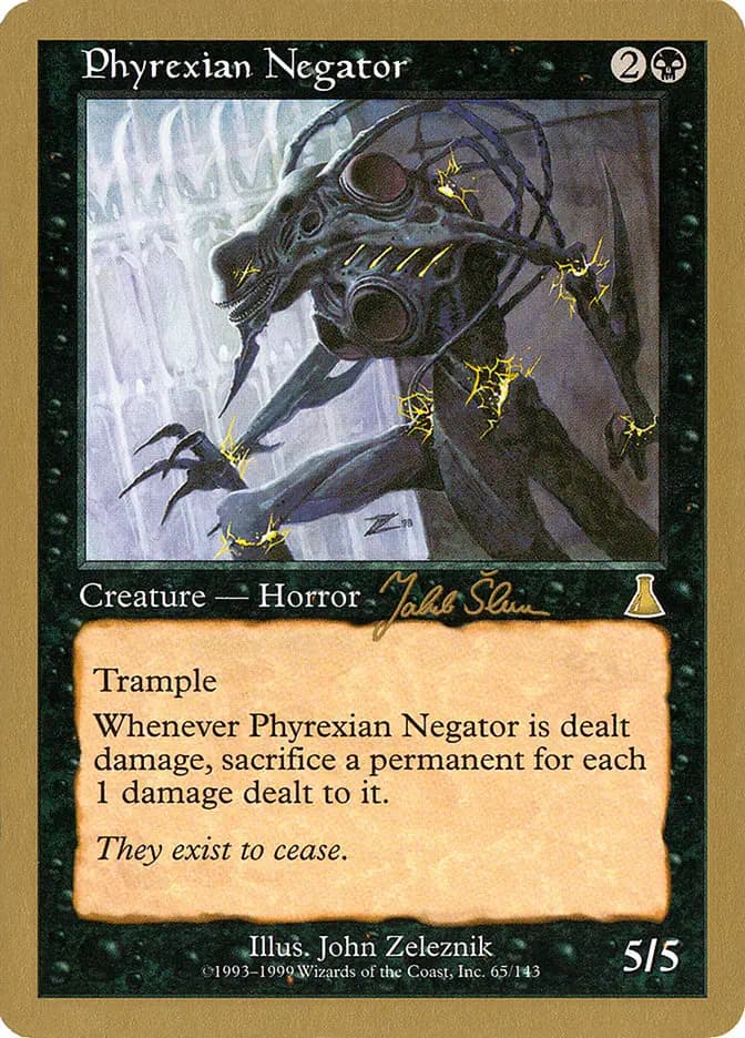 Card image of Phyrexian Negator