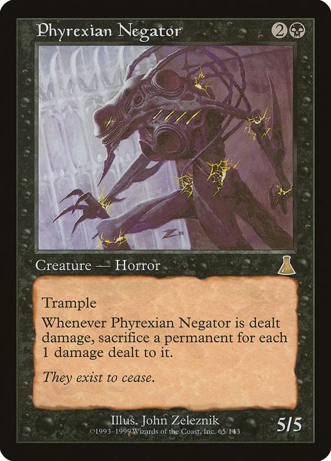 Card image of Phyrexian Negator