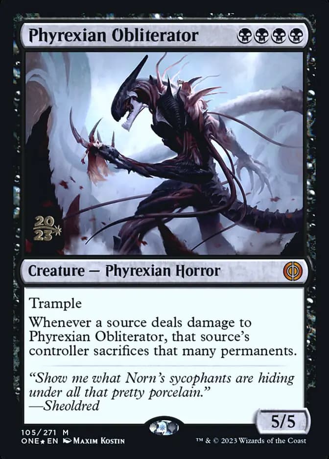 Card image of Phyrexian Obliterator