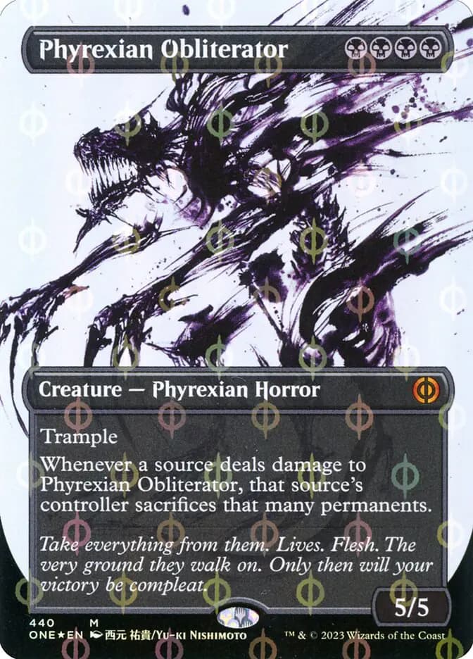 Card image of Phyrexian Obliterator