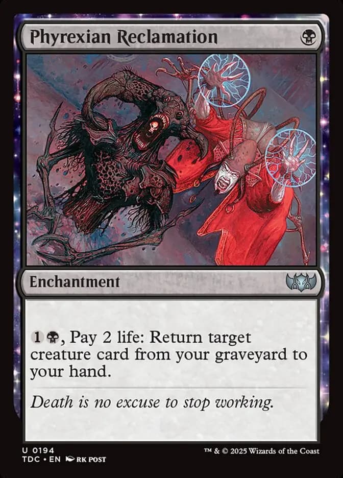 Card image of Phyrexian Reclamation