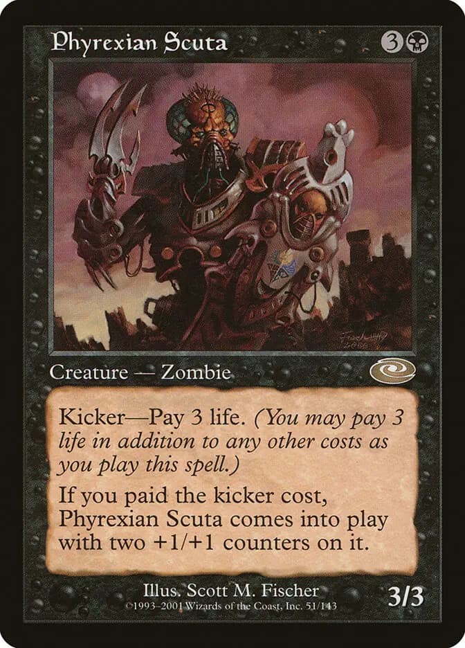 Card image of Phyrexian Scuta