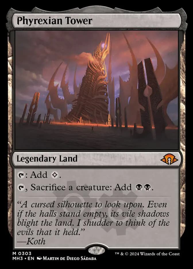 Card image of Phyrexian Tower