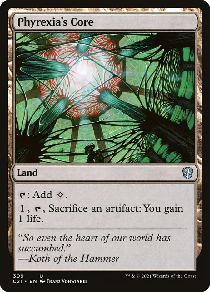 Card image of Phyrexia's Core