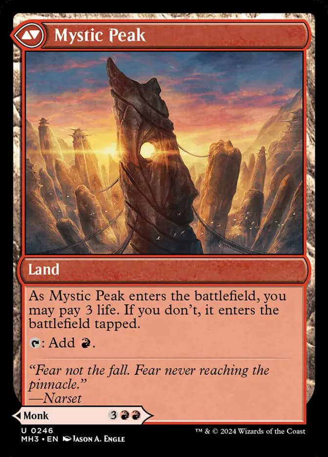 Card image of Pinnacle Monk / Mystic Peak