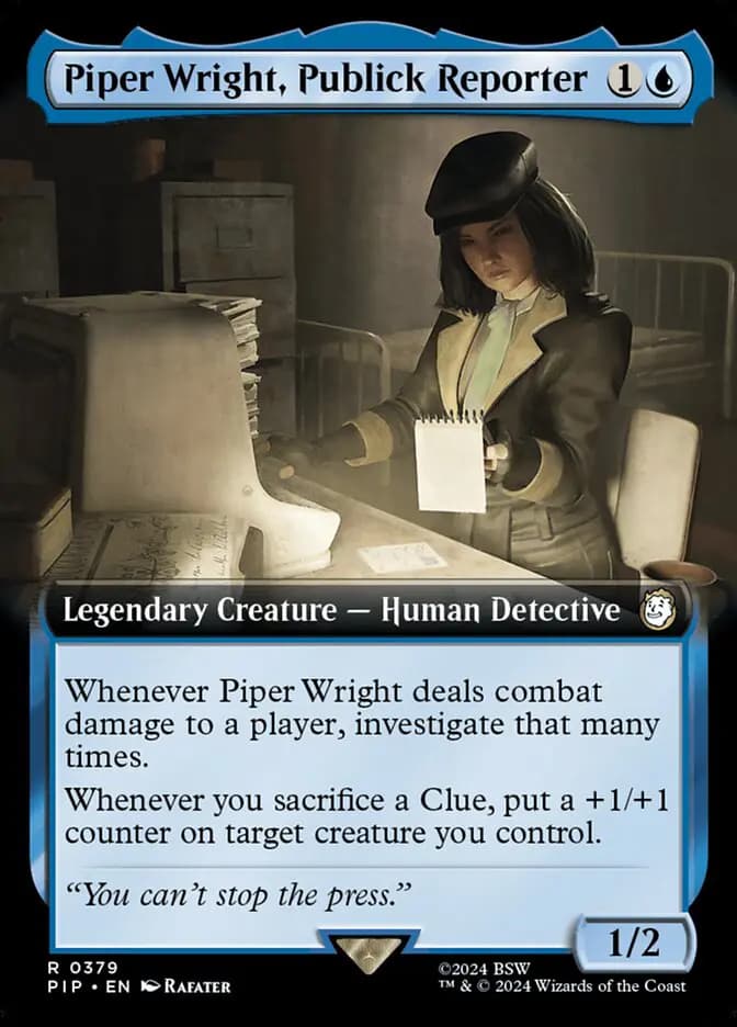 Card image of Piper Wright, Publick Reporter