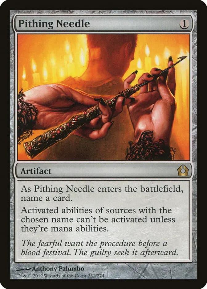 Card image of Pithing Needle