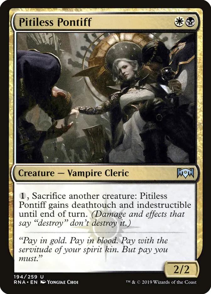 Card image of Pitiless Pontiff