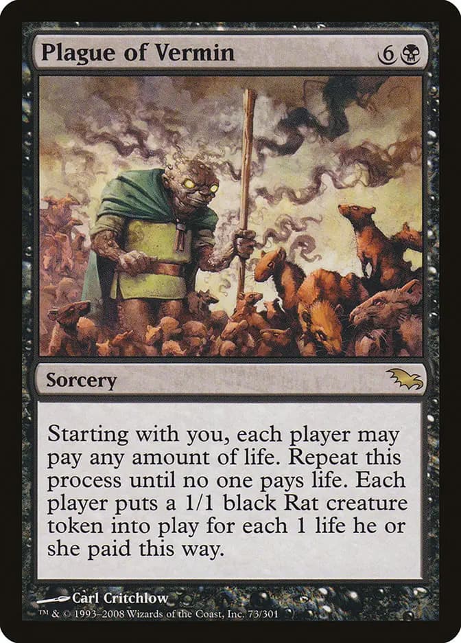 Card image of Plague of Vermin