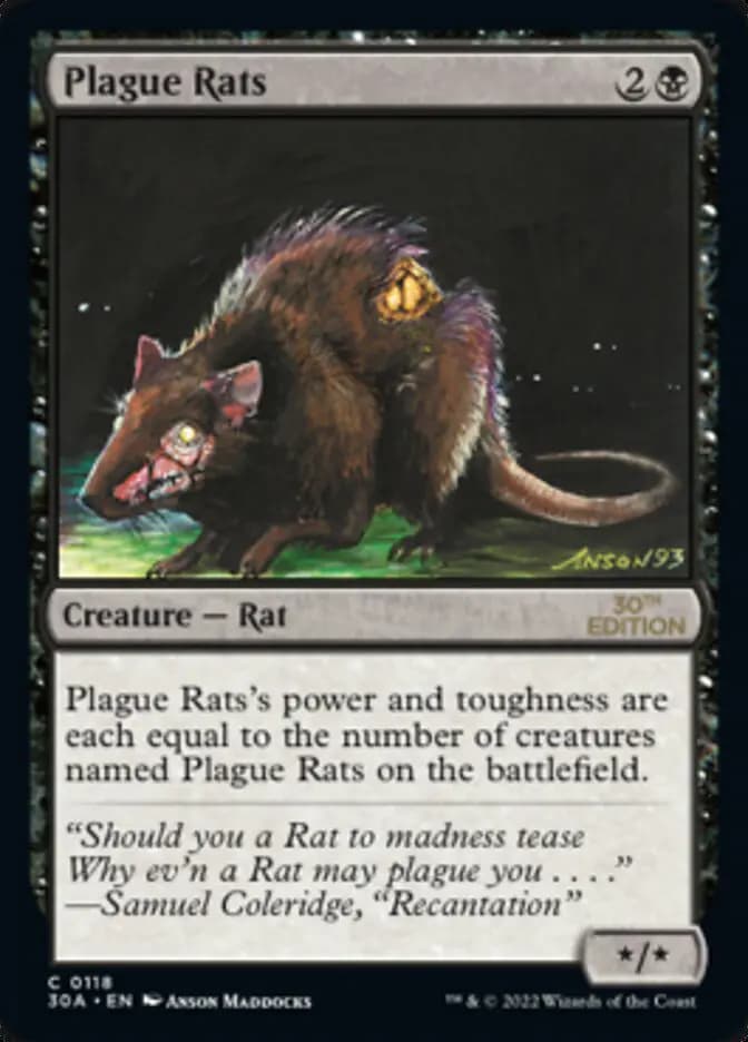 Card image of Plague Rats