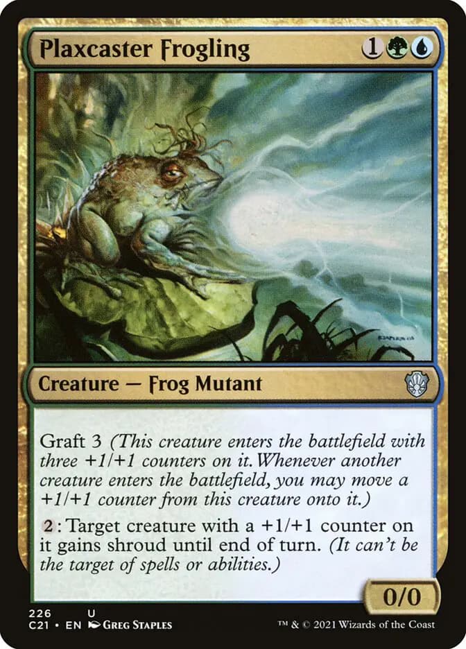 Card image of Plaxcaster Frogling