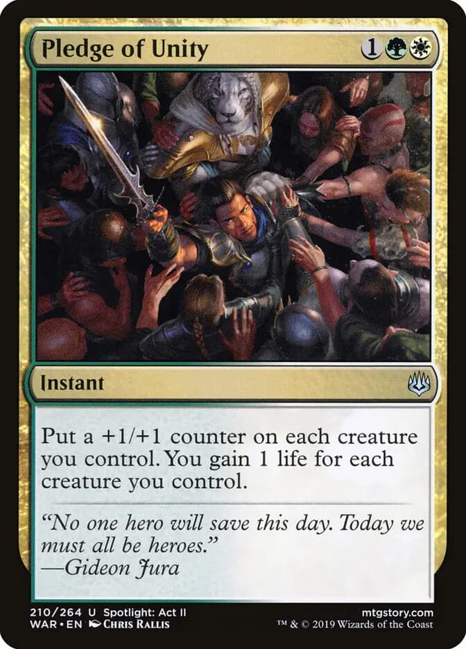 Card image of Pledge of Unity