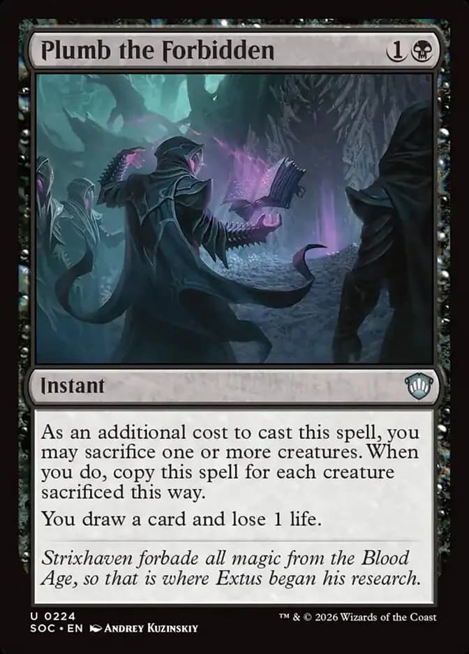 Card image of Plumb the Forbidden