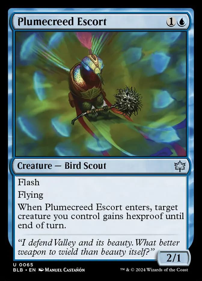 Card image of Plumecreed Escort