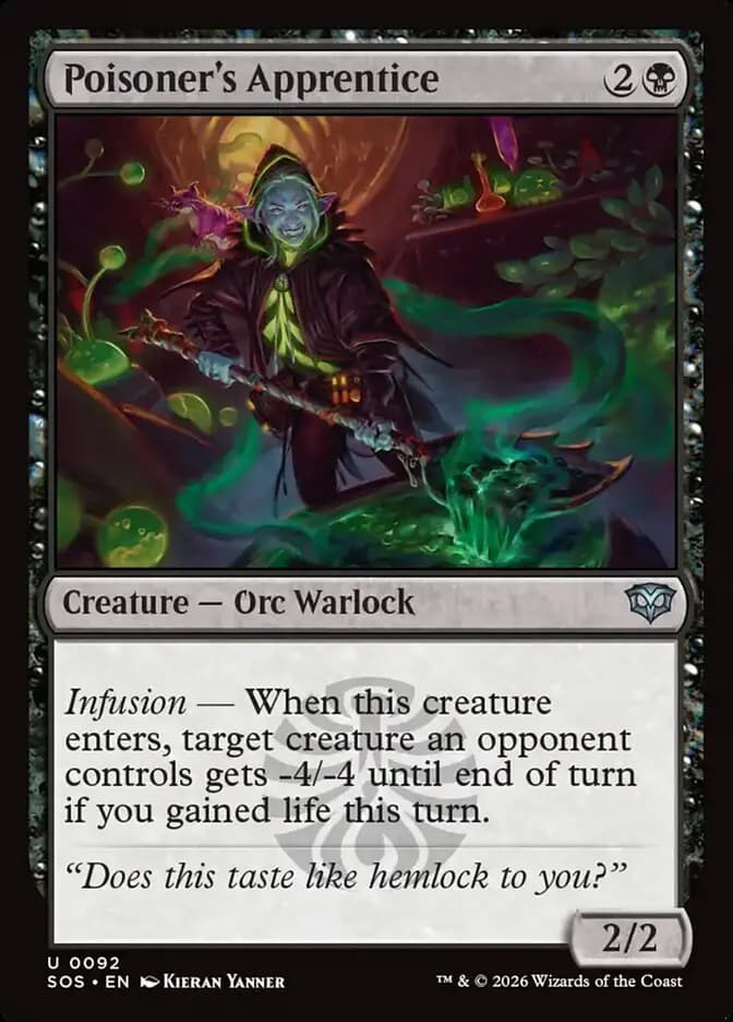 Card image of Poisoner's Apprentice