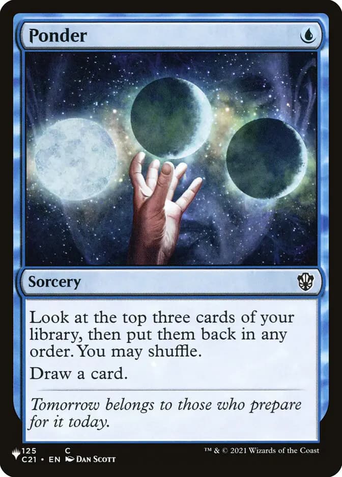 Card image of Ponder