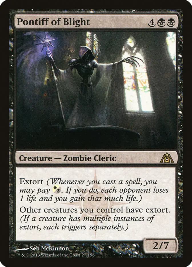 Card image of Pontiff of Blight