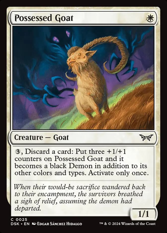 Card image of Possessed Goat